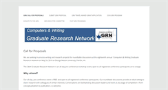 Desktop Screenshot of gradresearchnetwork.org