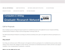 Tablet Screenshot of gradresearchnetwork.org